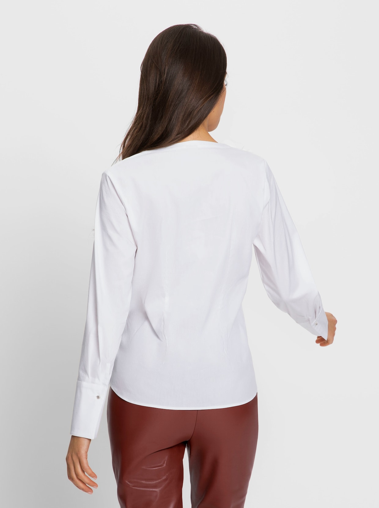 heine Blouse met lange mouwen - wit