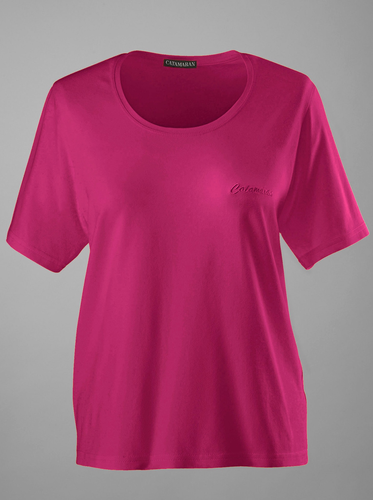 Catamaran Sports Sportshirt - zwart + roze