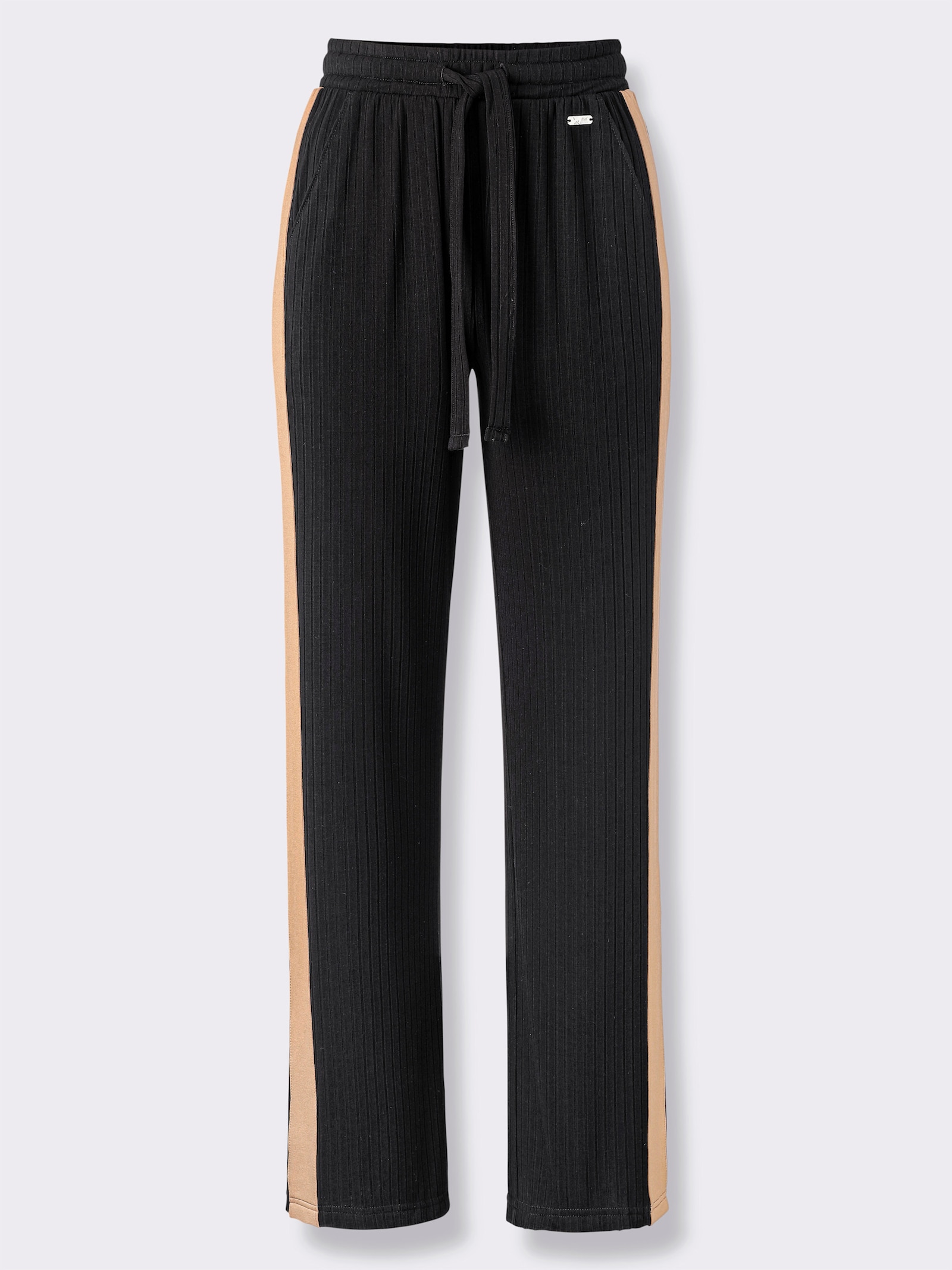 feel good Hose - schwarz-camel