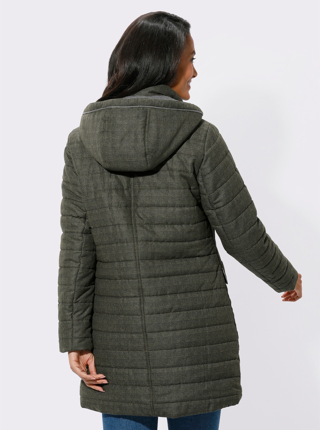 Veste longue - vert olive