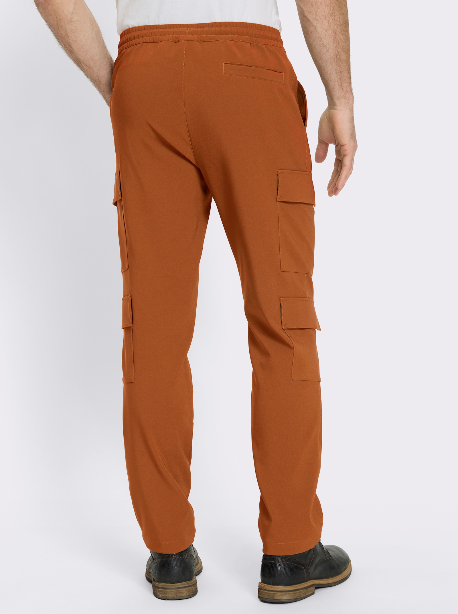 Catamaran Hose mit praktischen Taschen - cognac