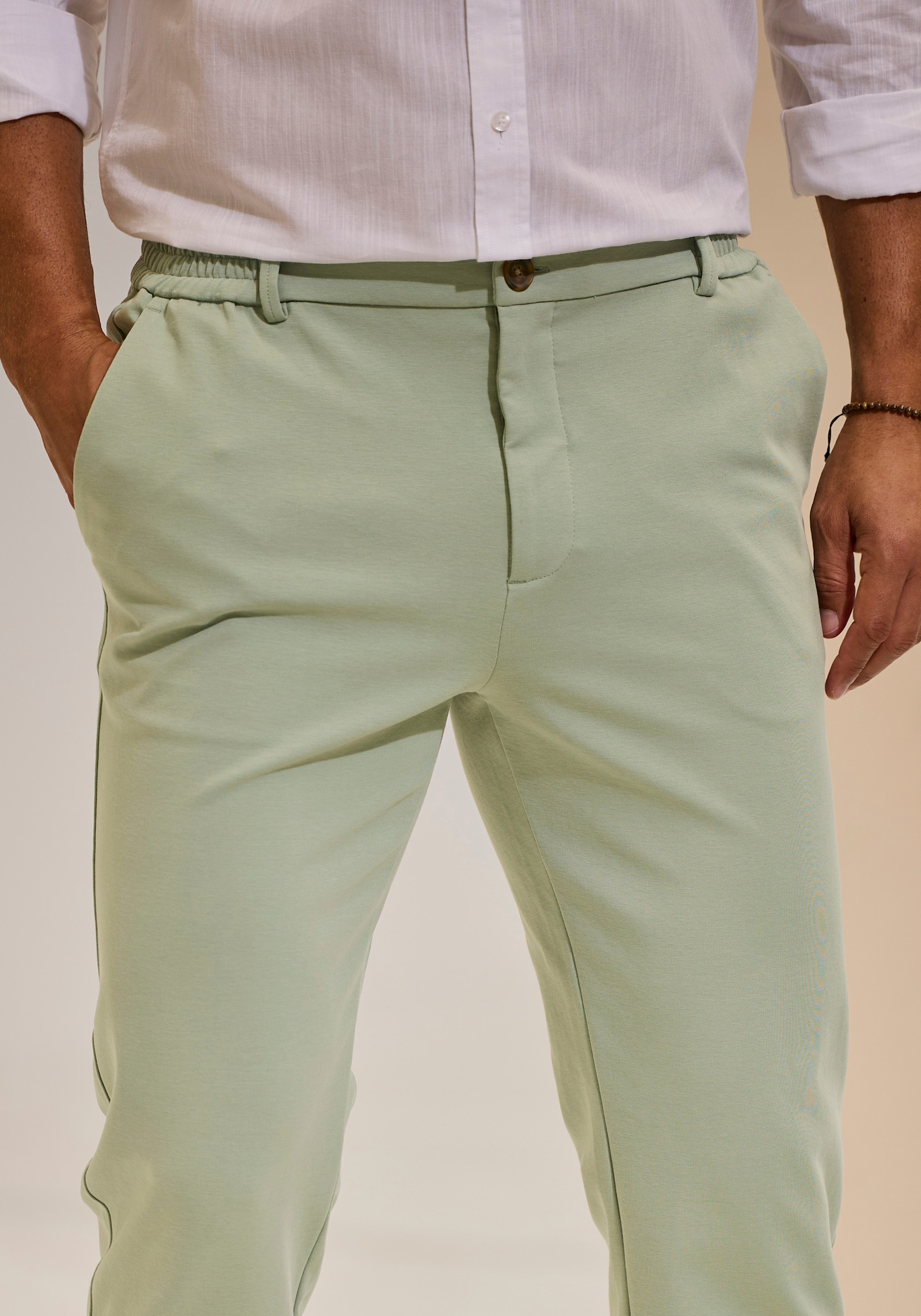 H.I.S Pantalon - sauge