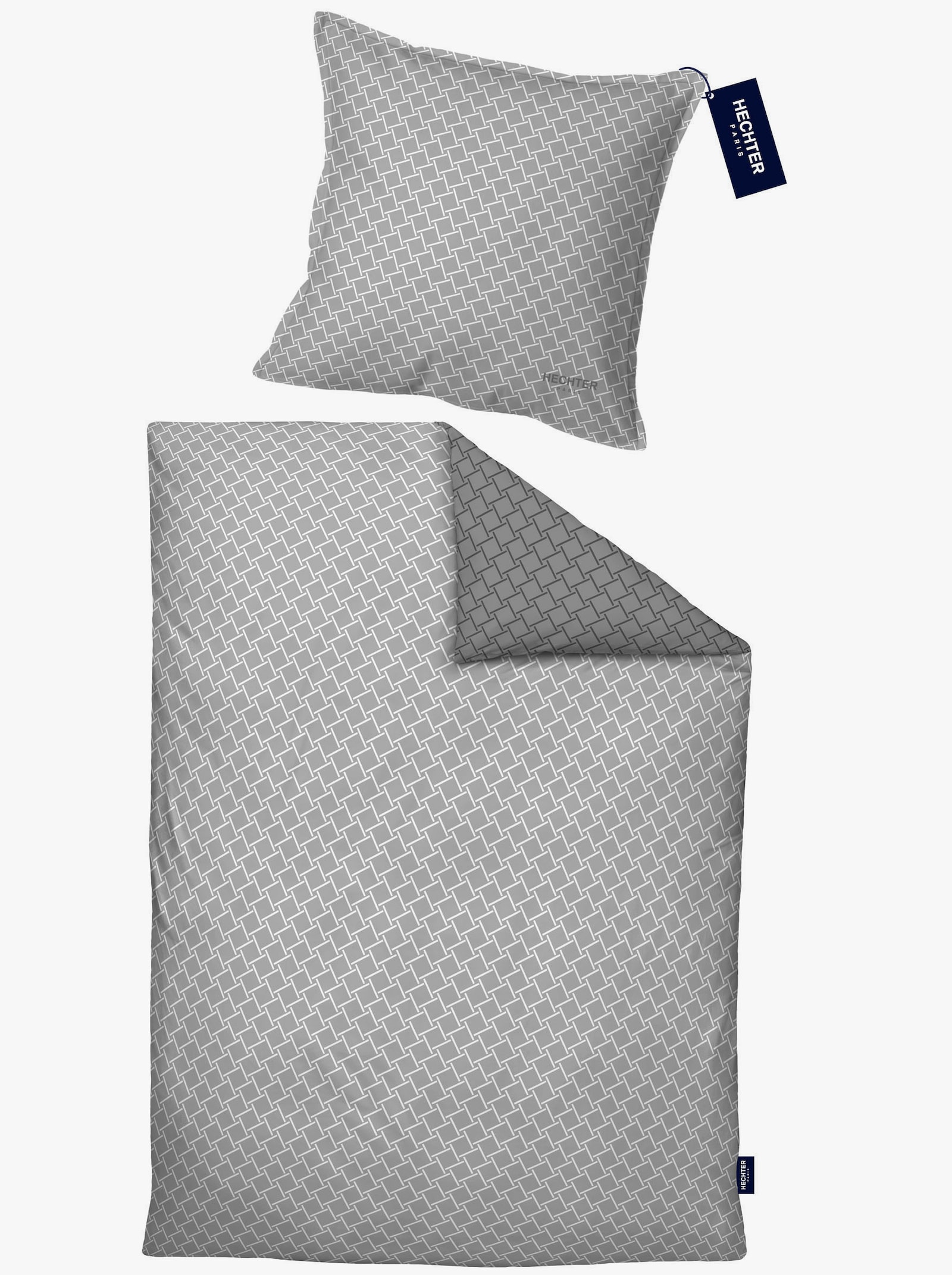 Hechter Paris Wendebettwäsche - grau