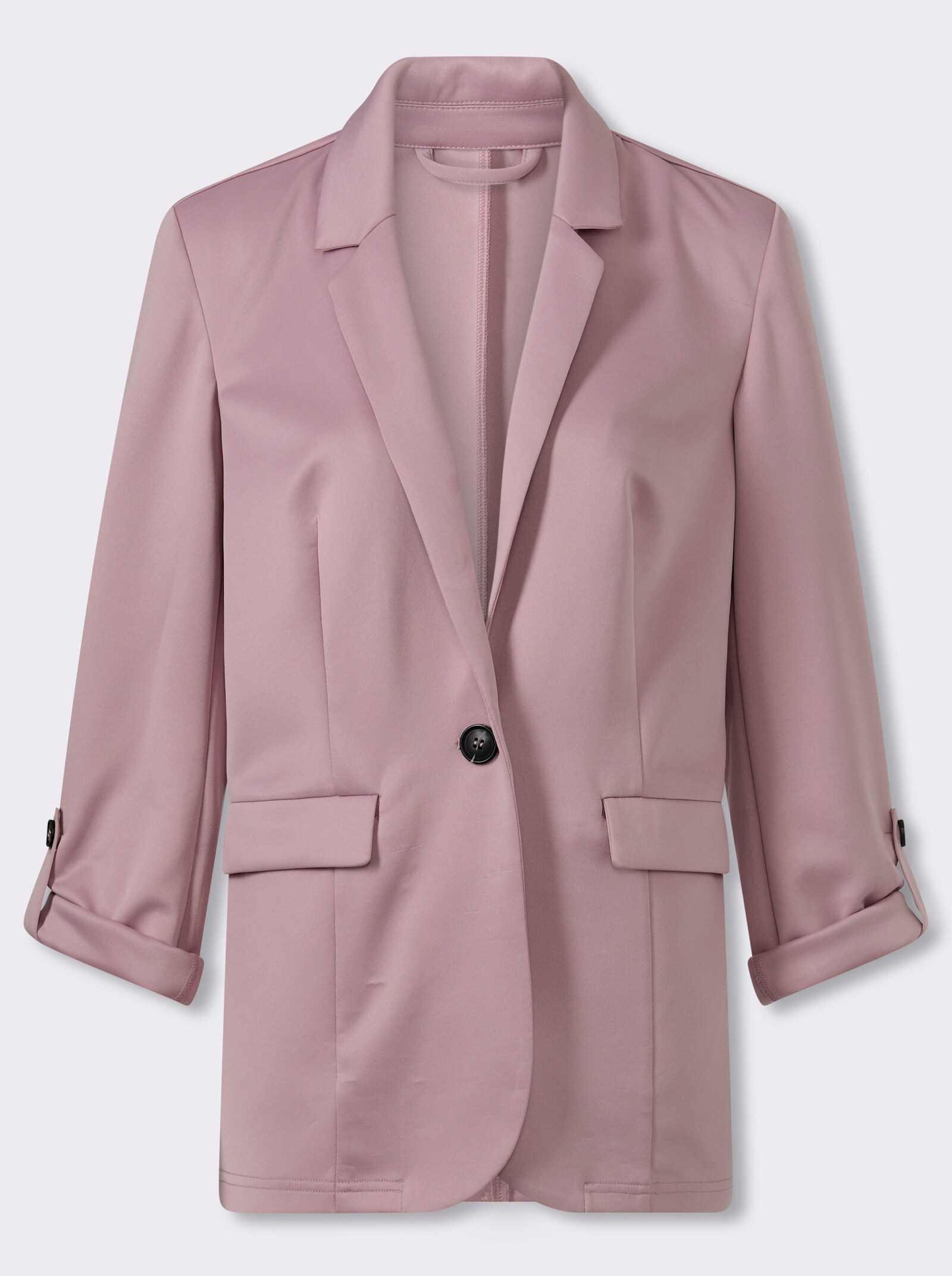 Jerseyblazer in Interlock-Qualität - mauve