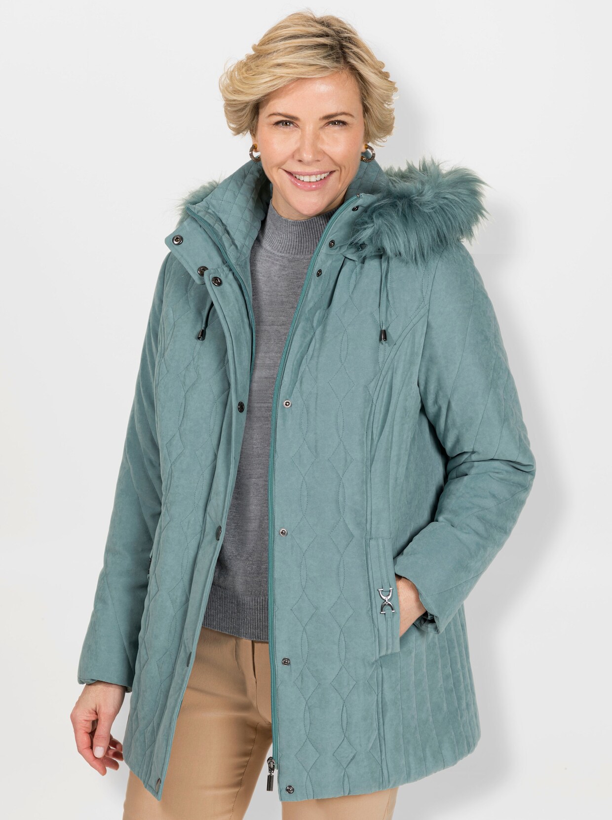 Steppjacke - jade