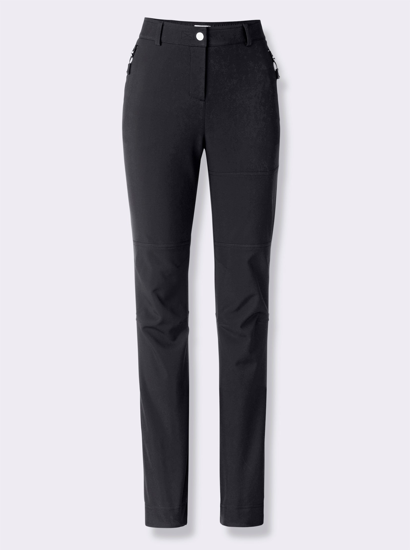 Softshellhose mit Fleece-Innenseite - schwarz