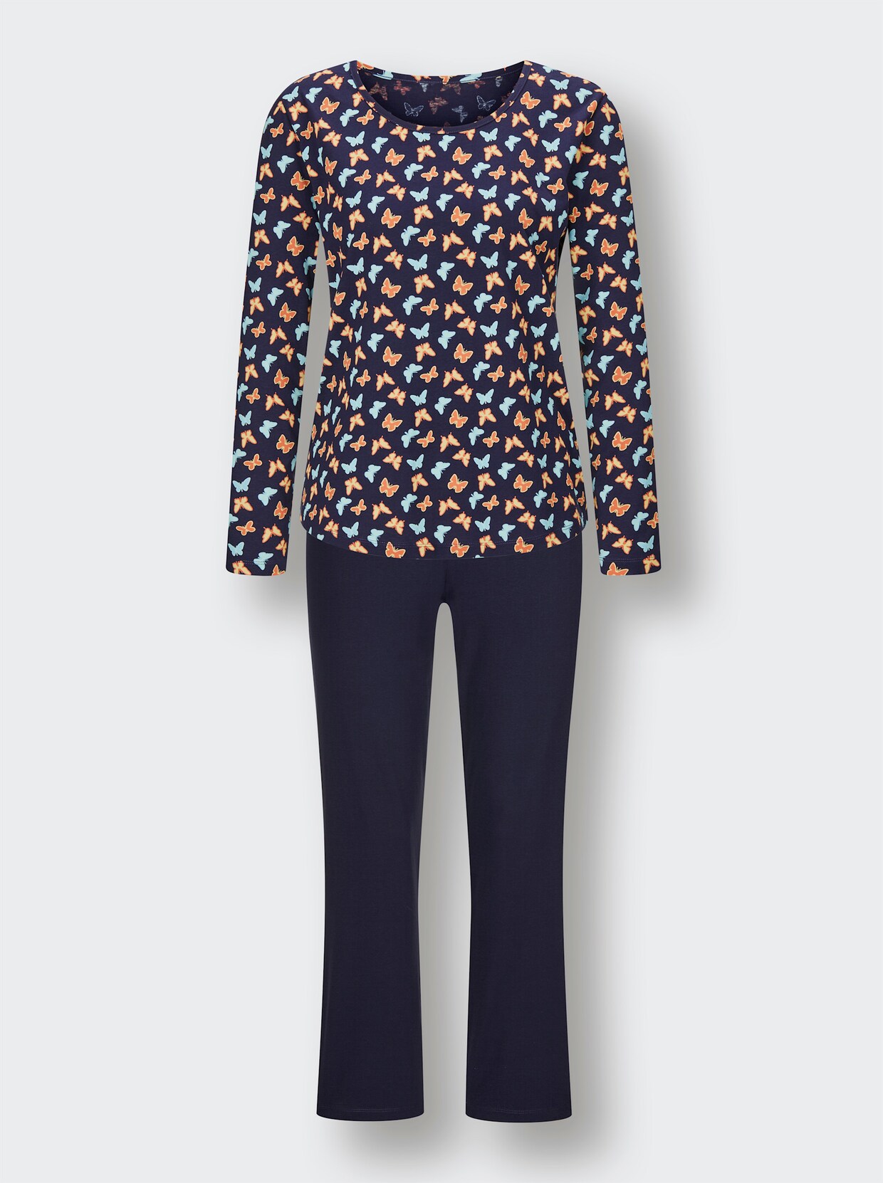 wäschepur Pyjama's - aqua + marine bedrukt