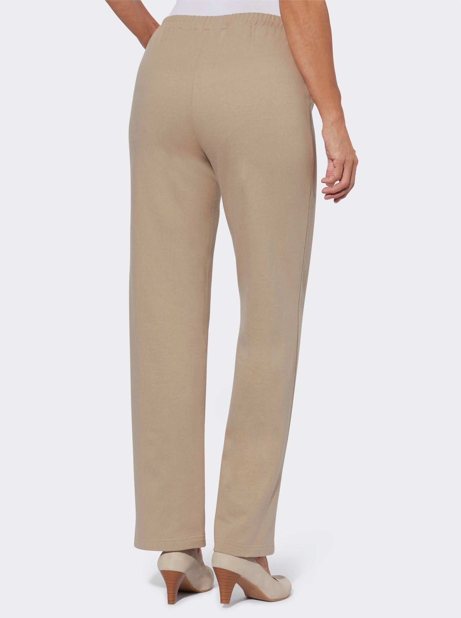 Navlékací kalhoty se sámky - sezamová