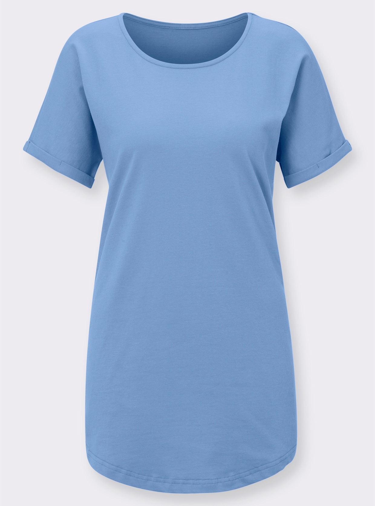 Dlouhé tričko - nebesky modrá