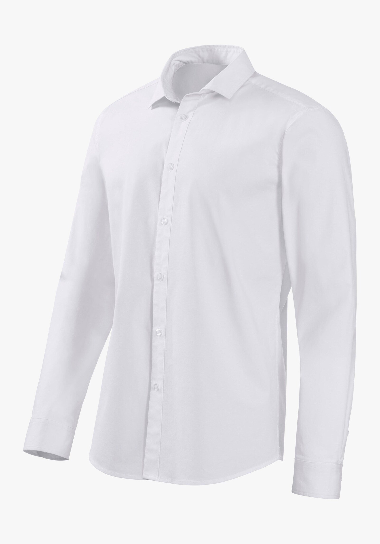 John Devin Langarmhemd - weiß