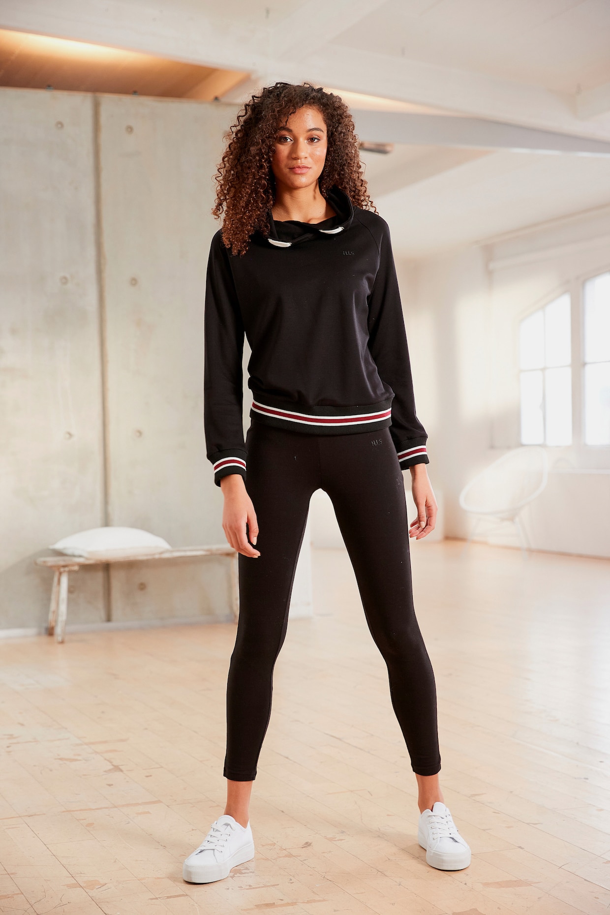 H.I.S Sweatshirt - schwarz
