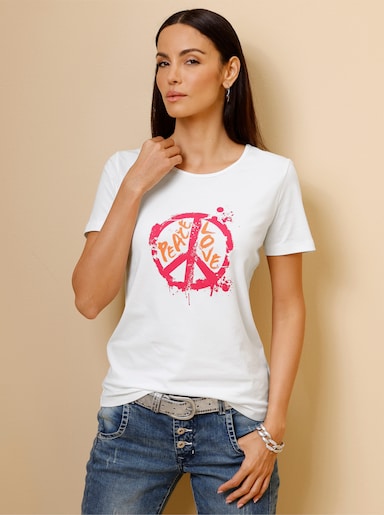 heine T-Shirt - ecru