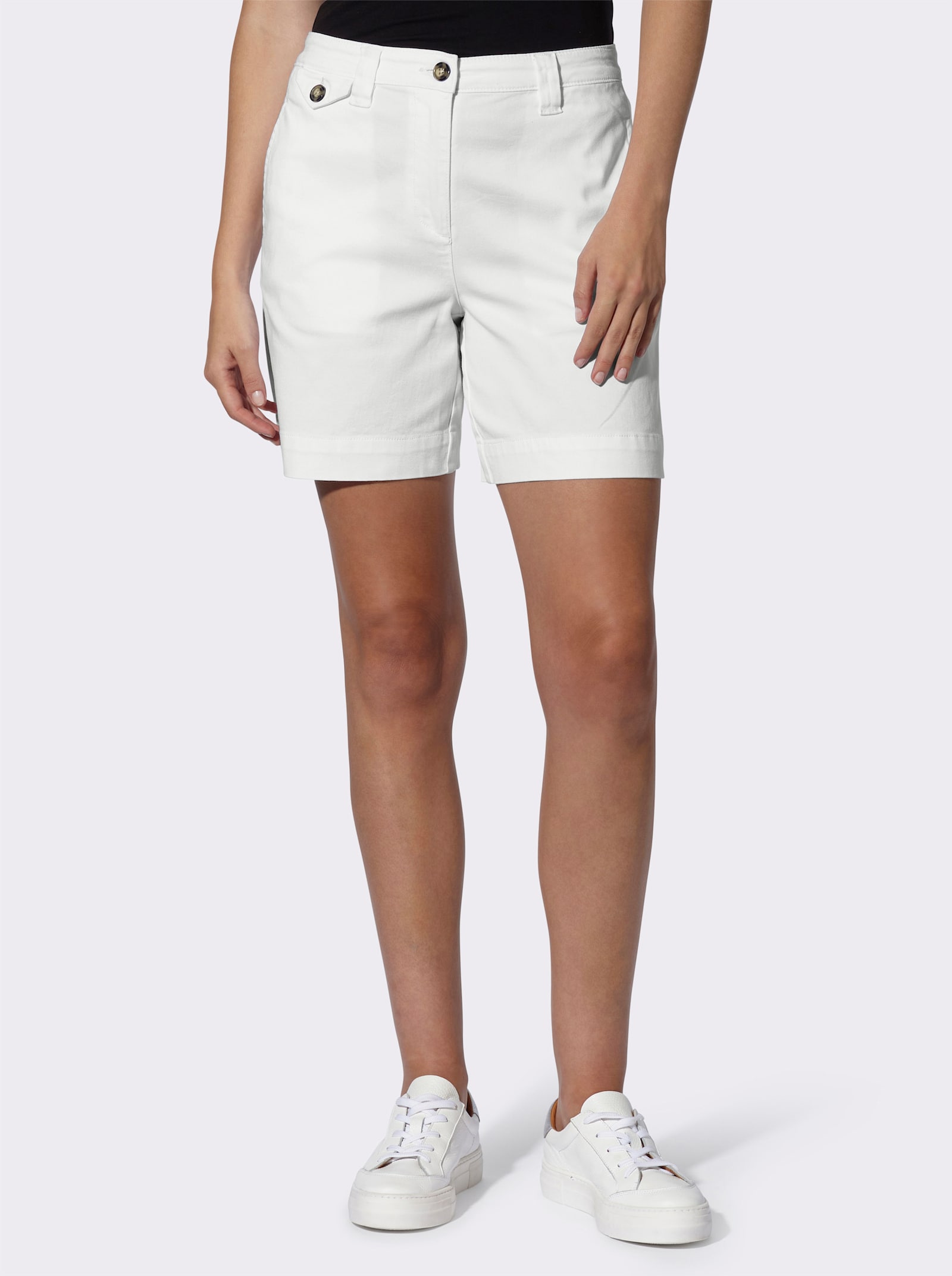 heine Shorts mit etwas weiterem Bein - weiß