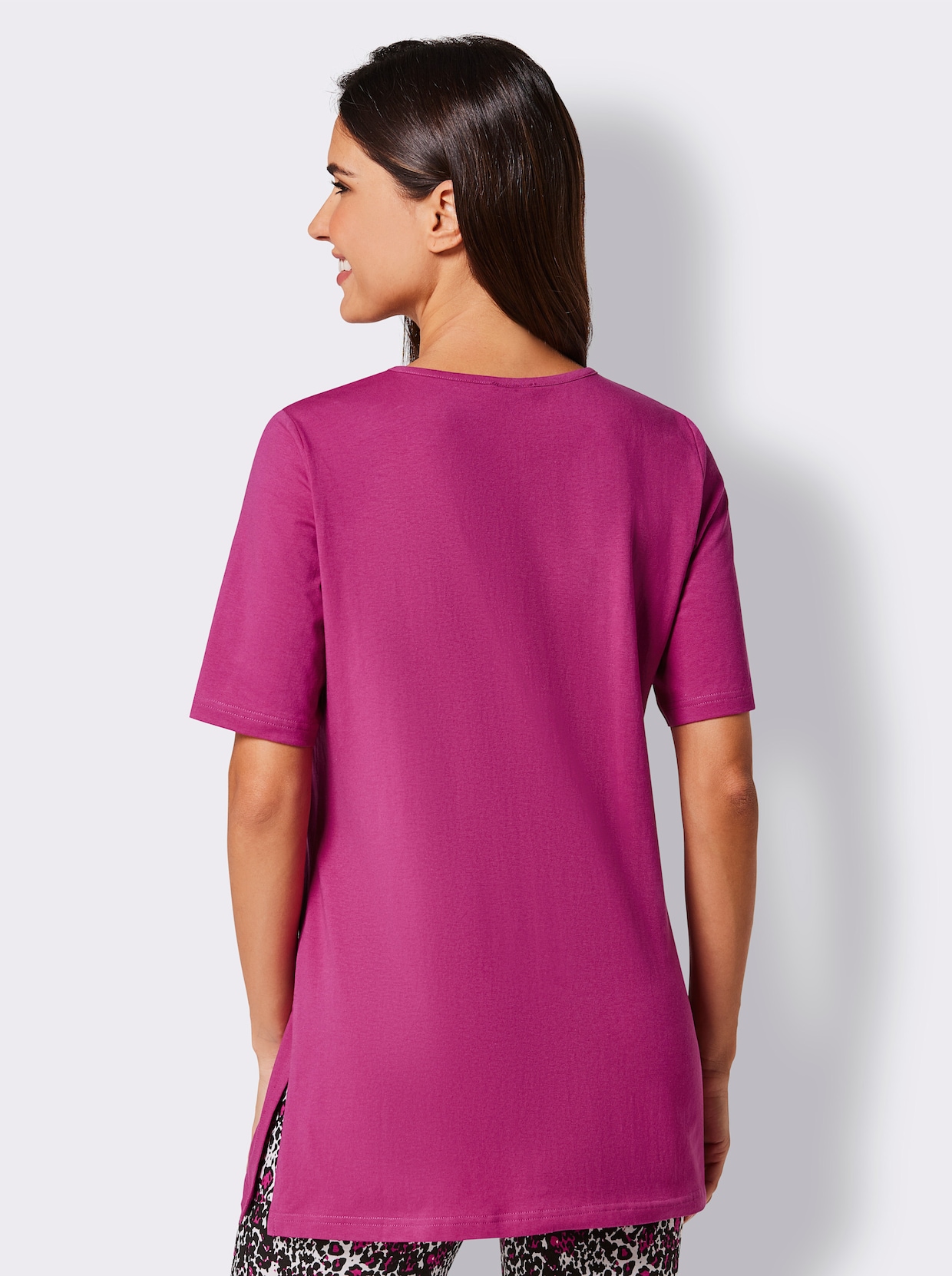 feel good Longshirt - magenta