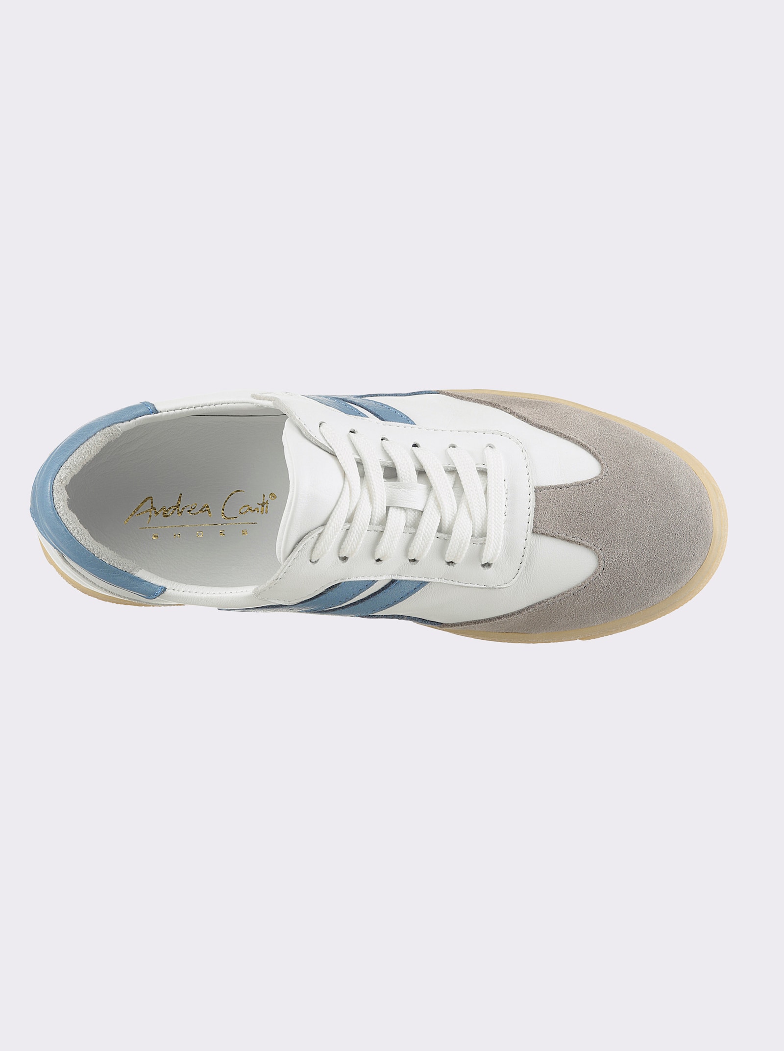 Andrea Conti Sneakers - blanc-bleu