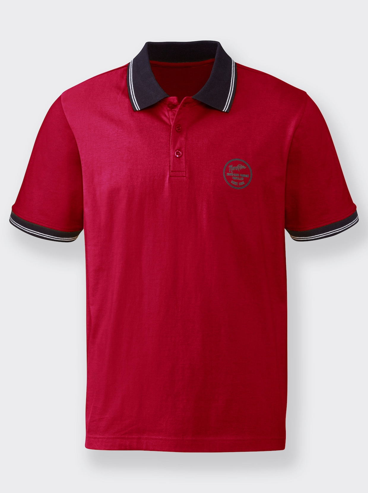 Catamaran Poloshirt met korte mouwen - rood