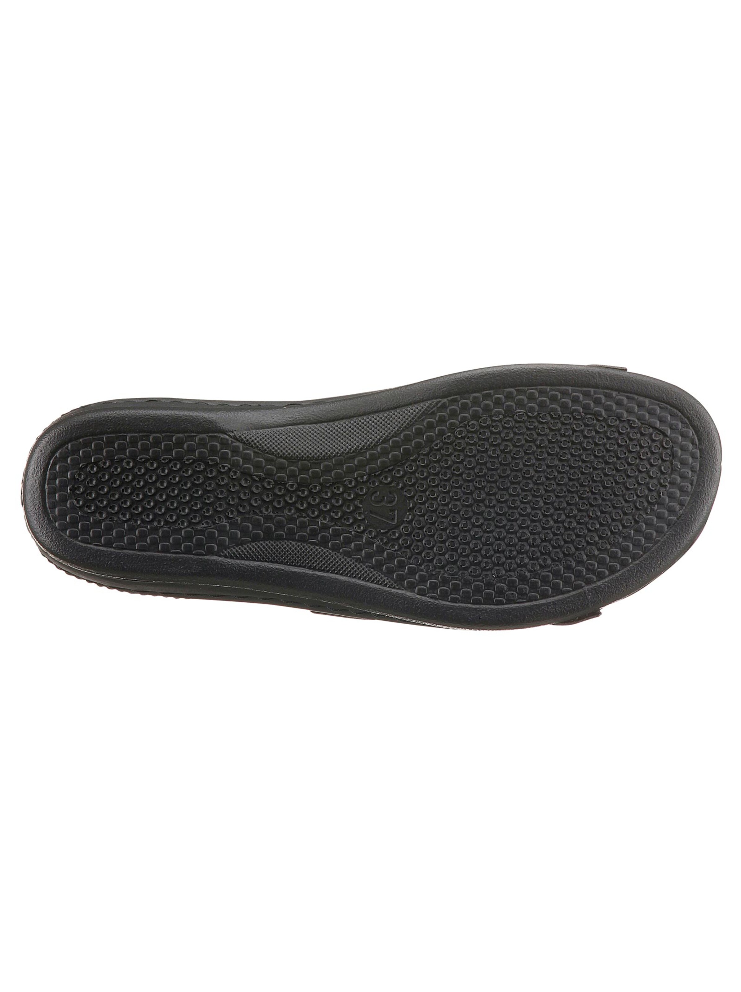 Franken Schuhe Pantolette - schwarz