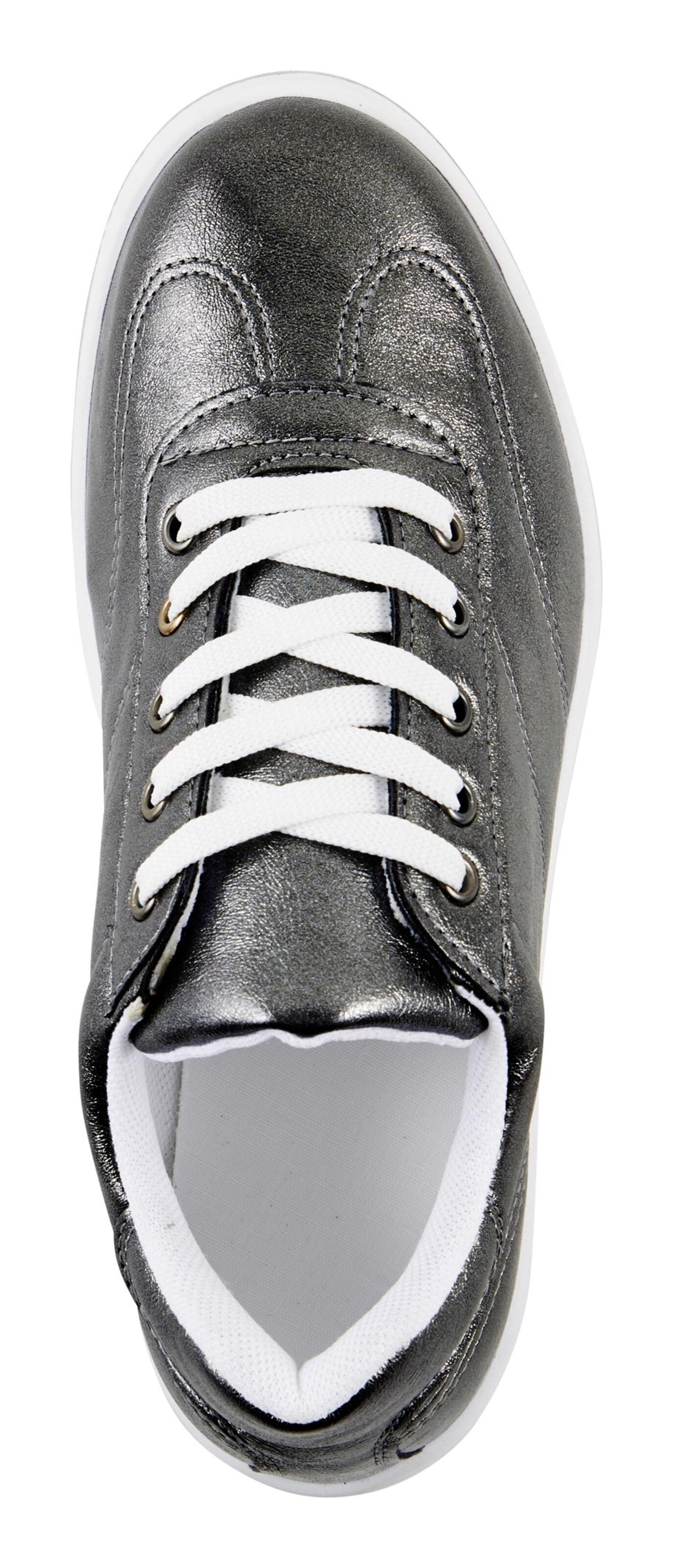 Schuhe Sneakers heine Sneaker in anthrazit-metallic 
