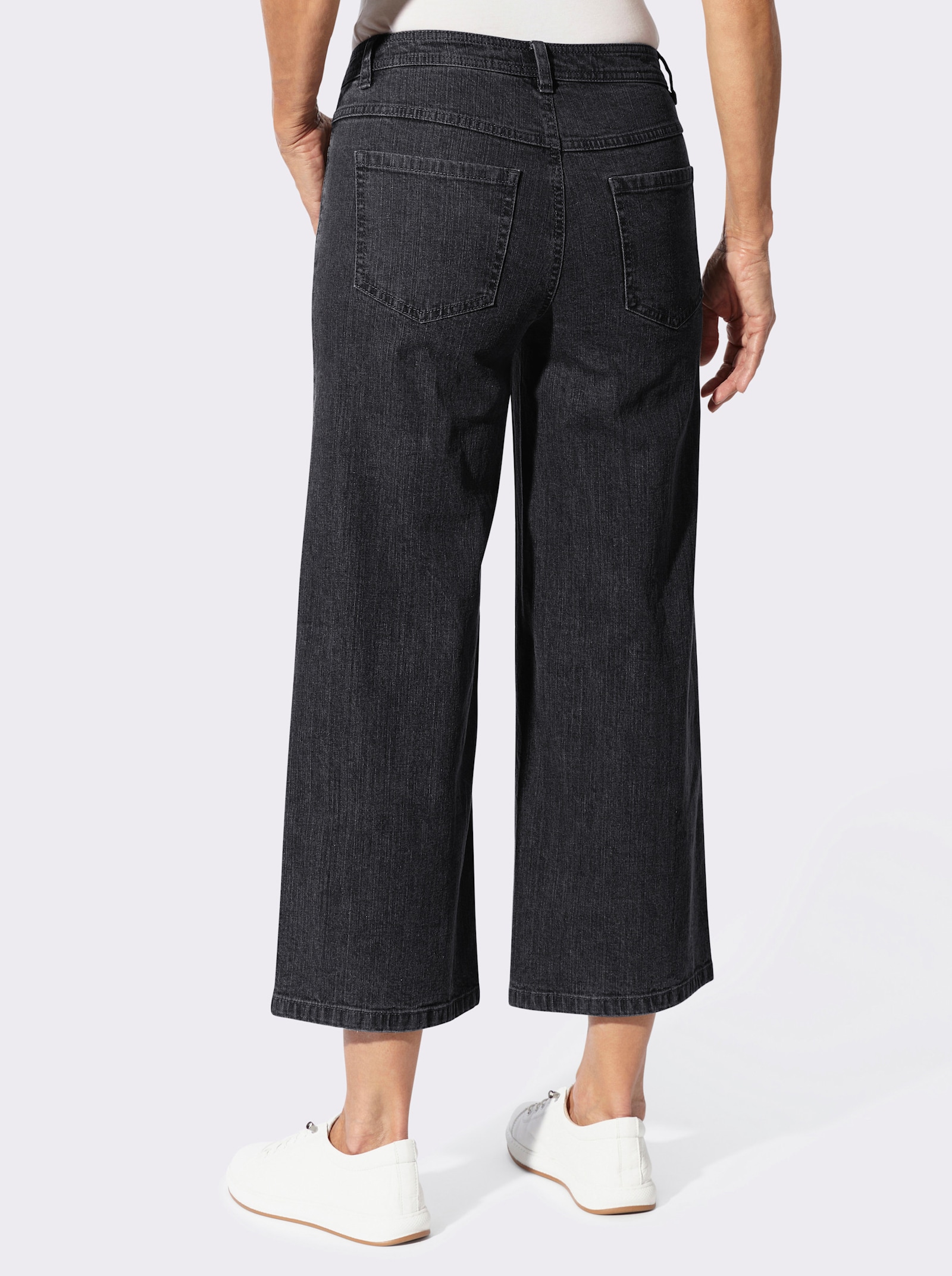 Culotte - black denim