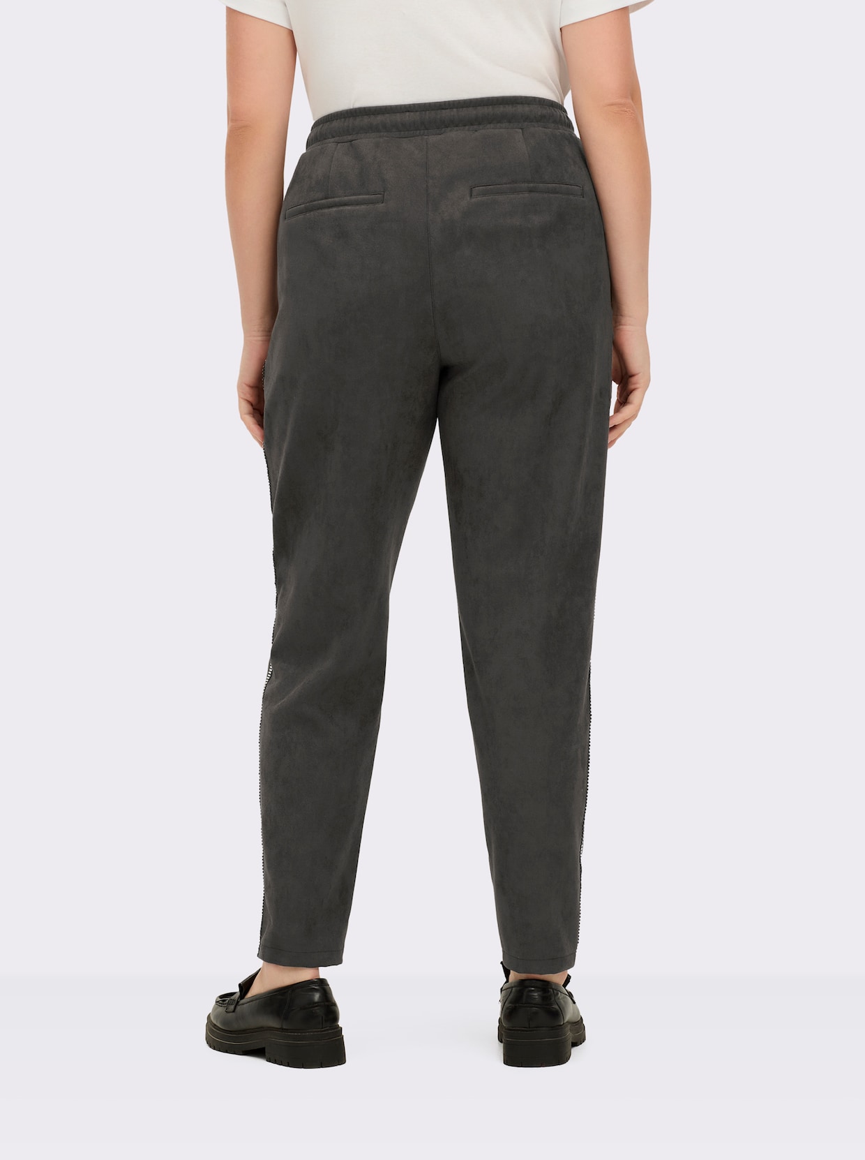 sheego Jogg Pants - graphit