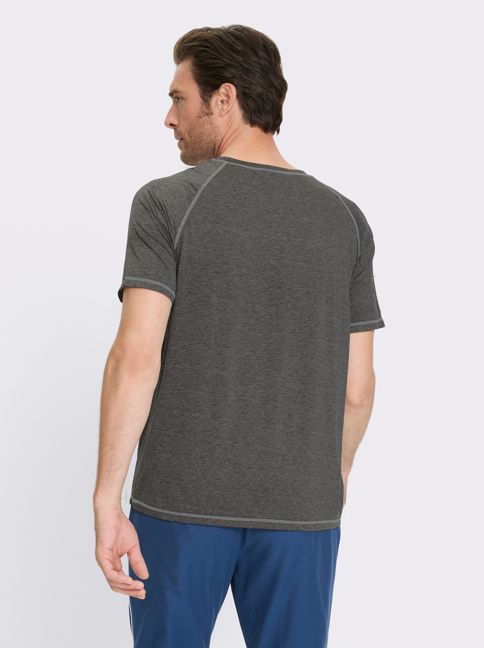 Catamaran Sports Functioneel shirt, ademend en sneldrogend - grijs gemêleerd