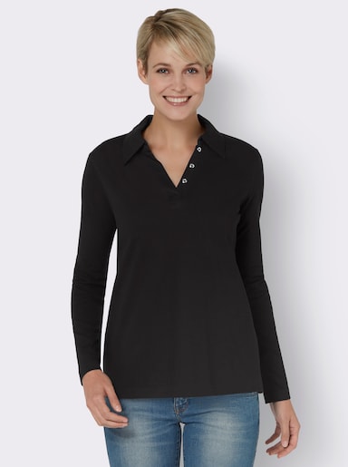 Langarmshirt - schwarz
