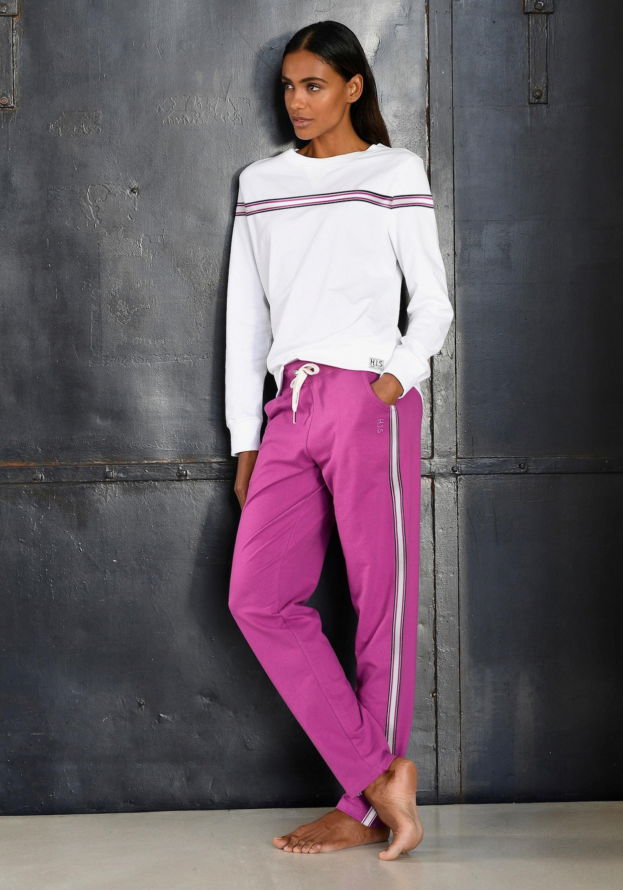 H.I.S Homewearhose - beere