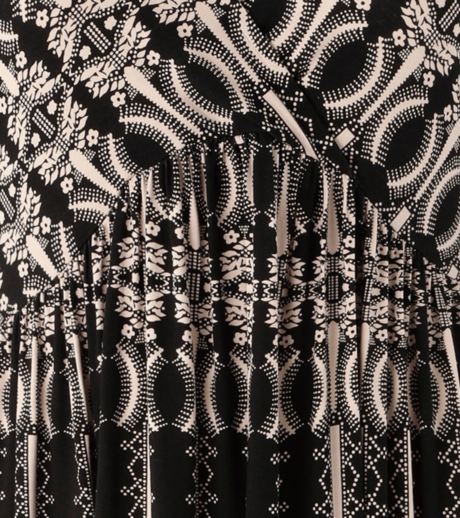 Aniston PLUS Jerseykleid - schwarz-weiß