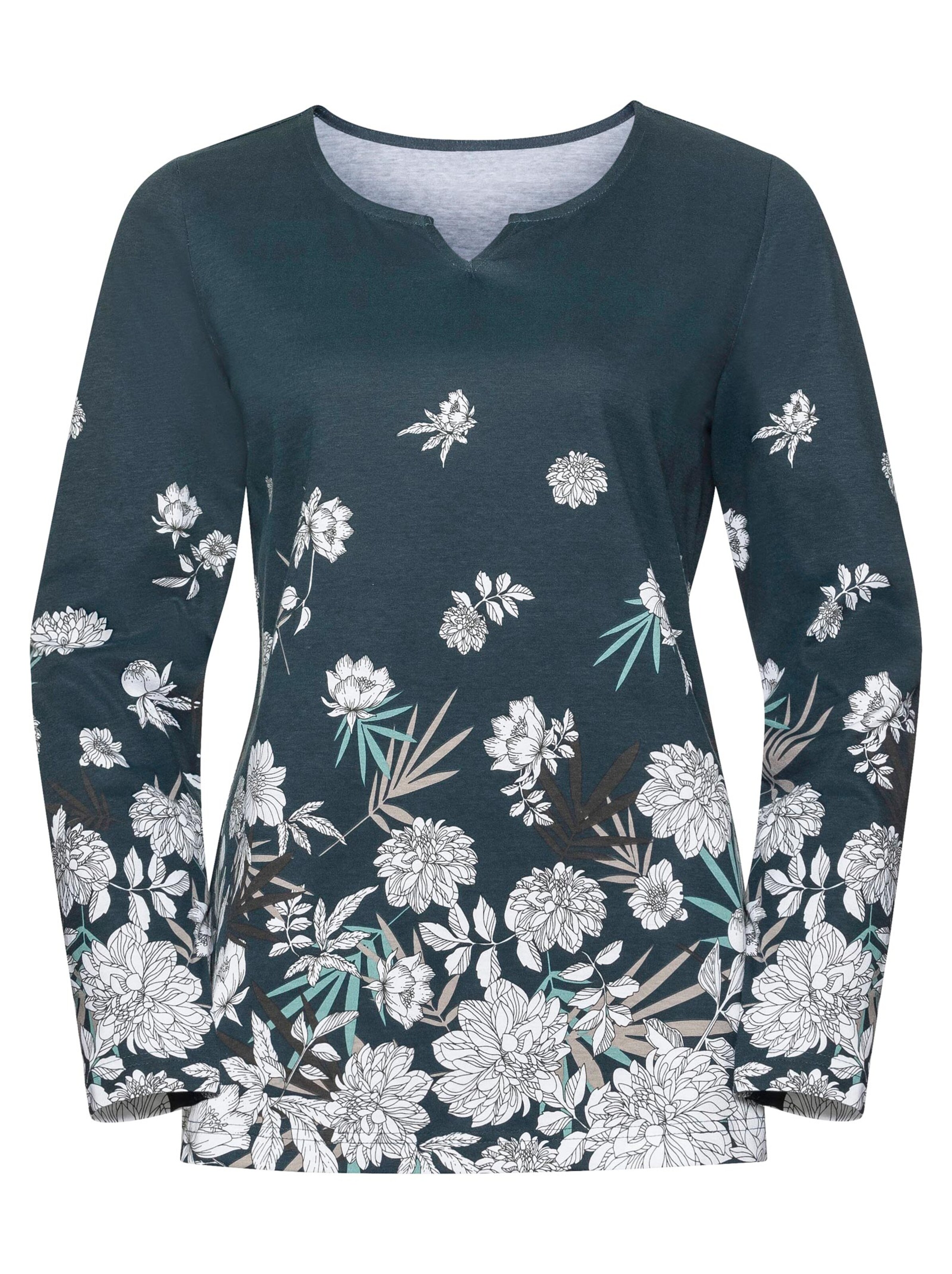 Shirt - petrol-bedruckt