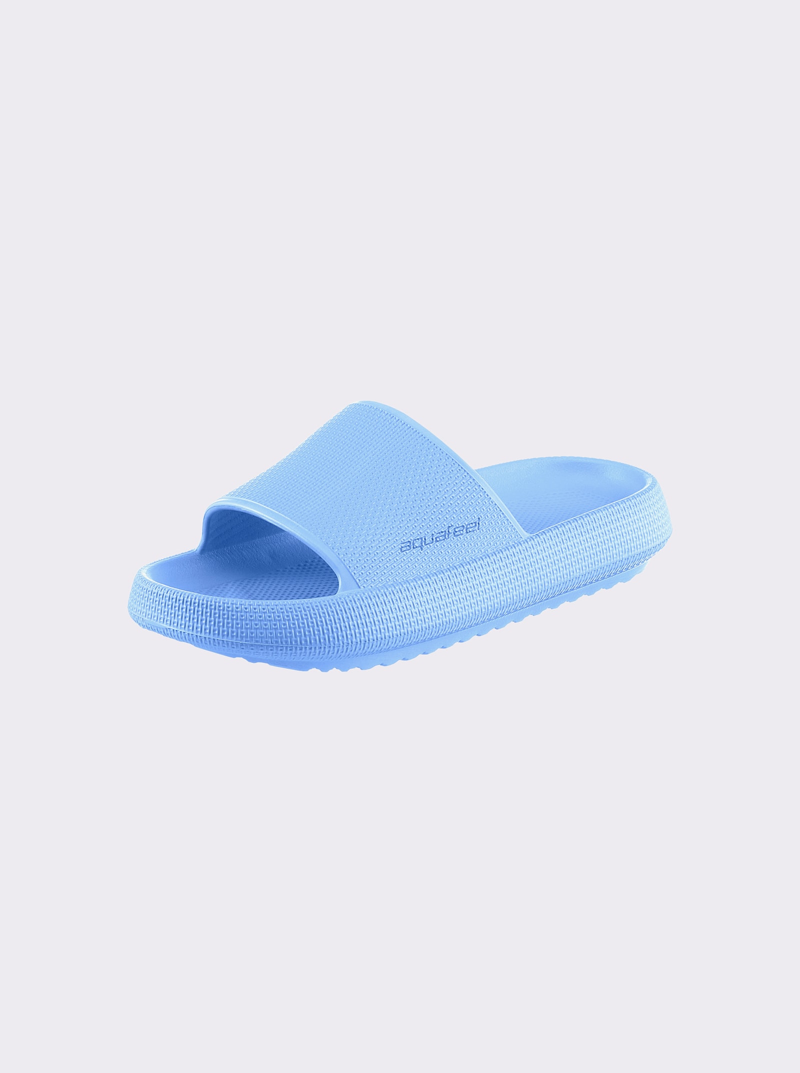 Fashy Badepantolette aus flexiblem Material - eisblau