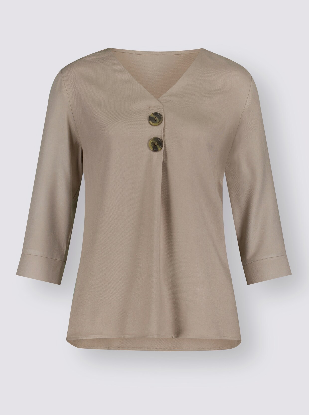 Comfortabele blouse - sesam