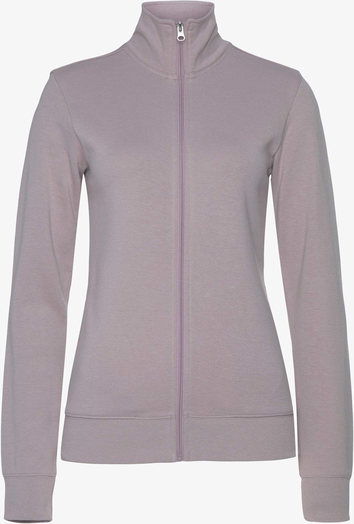 Veste sweat - rose fumé