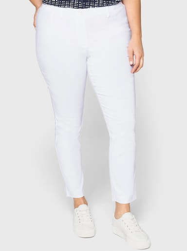 sheego Bengalinhose in schmaler Form - weiß