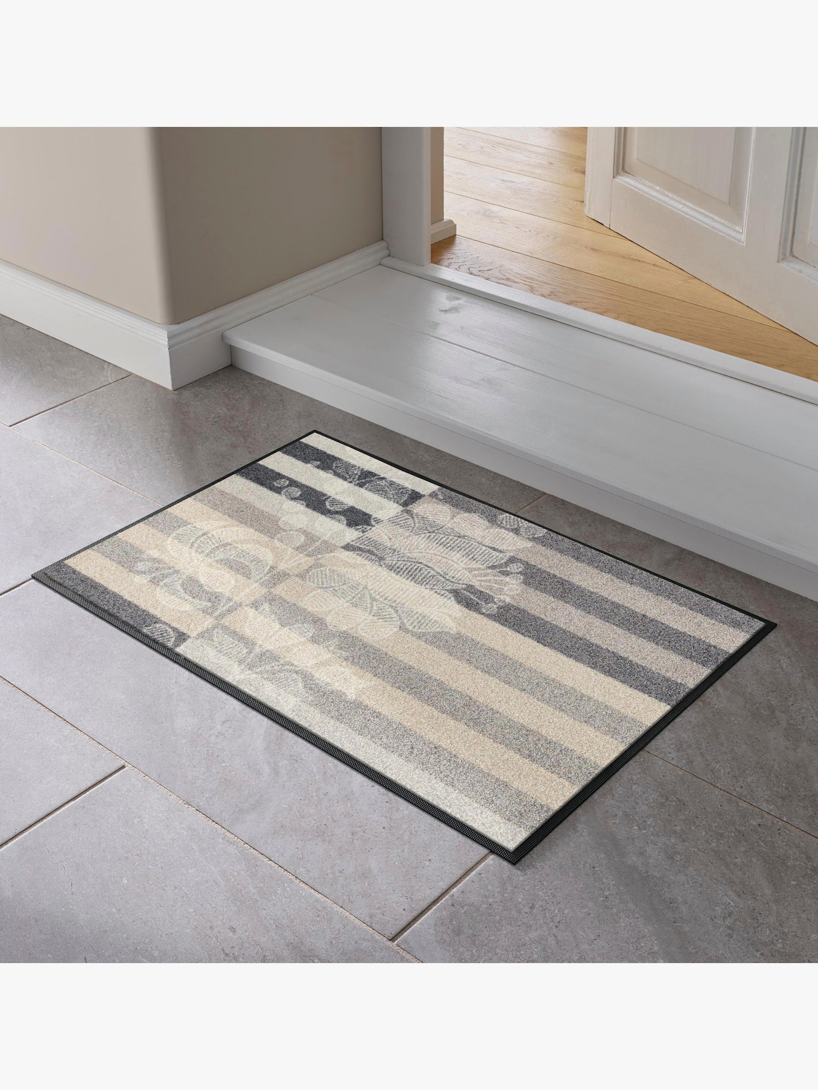 wash+dry by Kleen-Tex Fußmatte - beige-grau