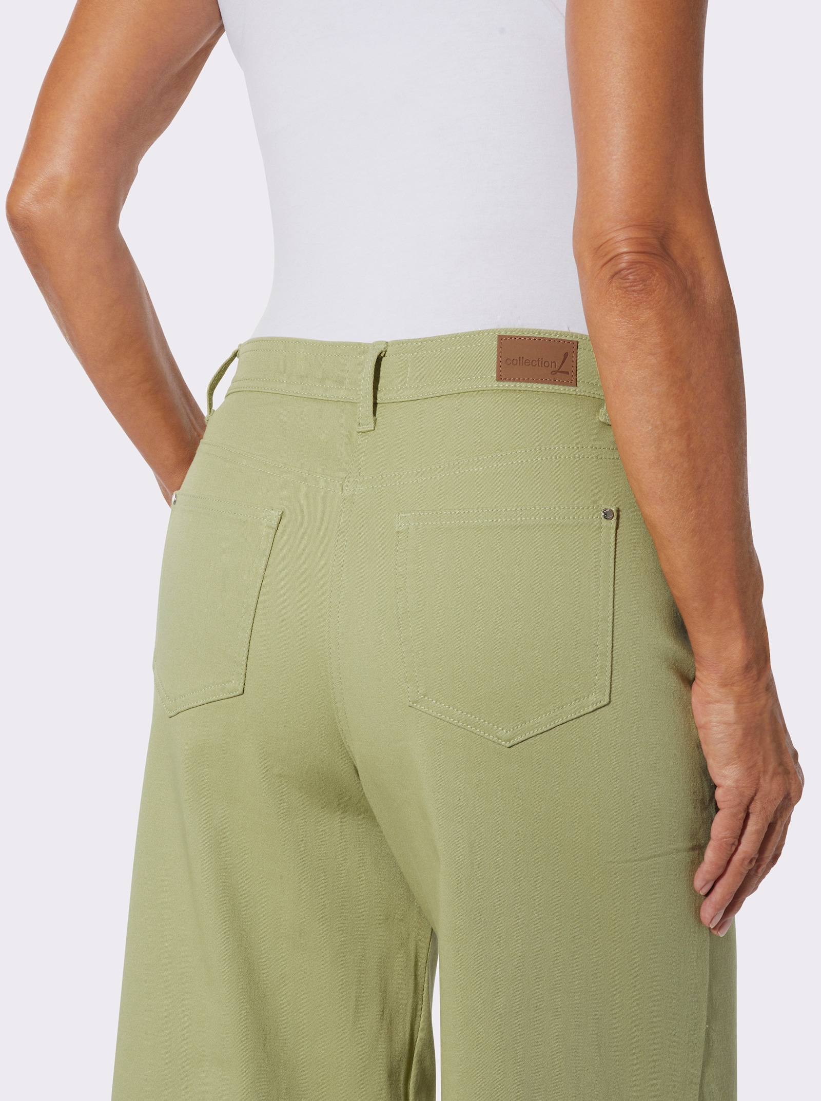Culotte in Baumwoll-Qualität - lindgrün