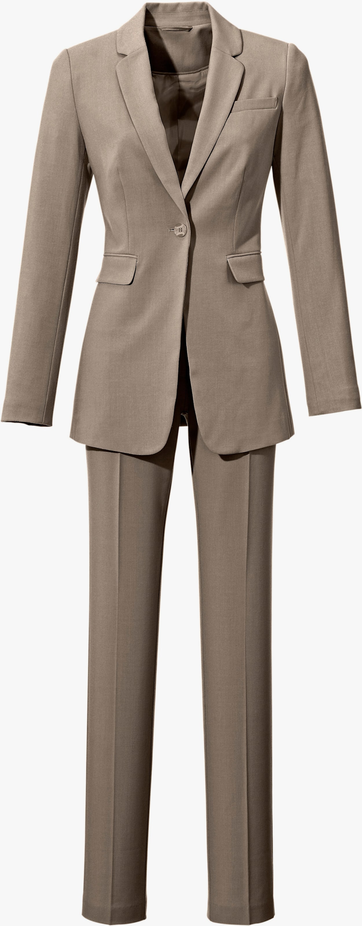 heine Hosenanzug mit seitlichen Taschen - taupe