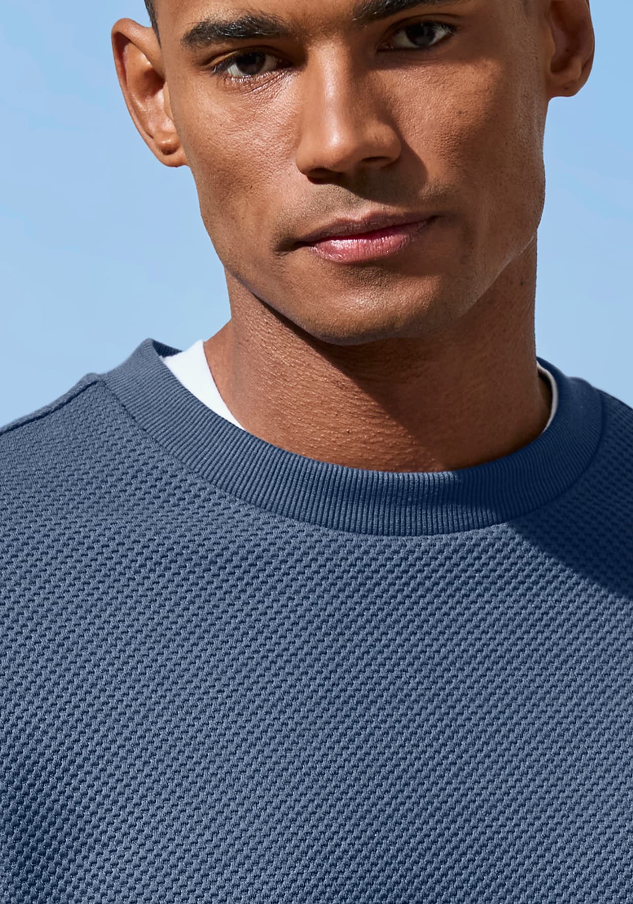 John Devin Sweatshirt - blau