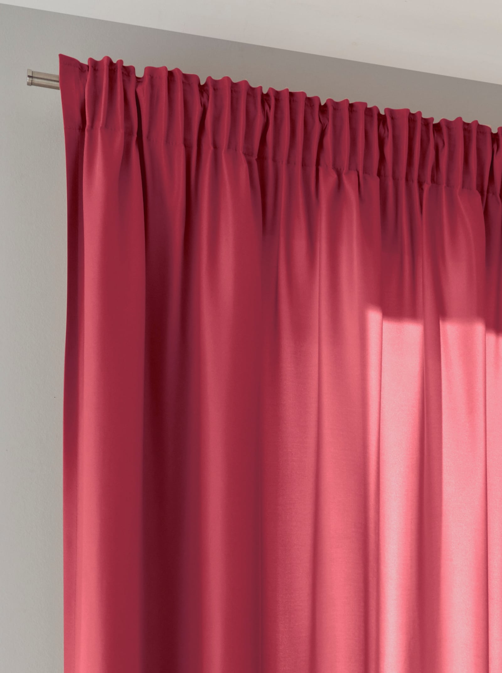 heine home Dekoschal in Microfaser-Qualität - rot