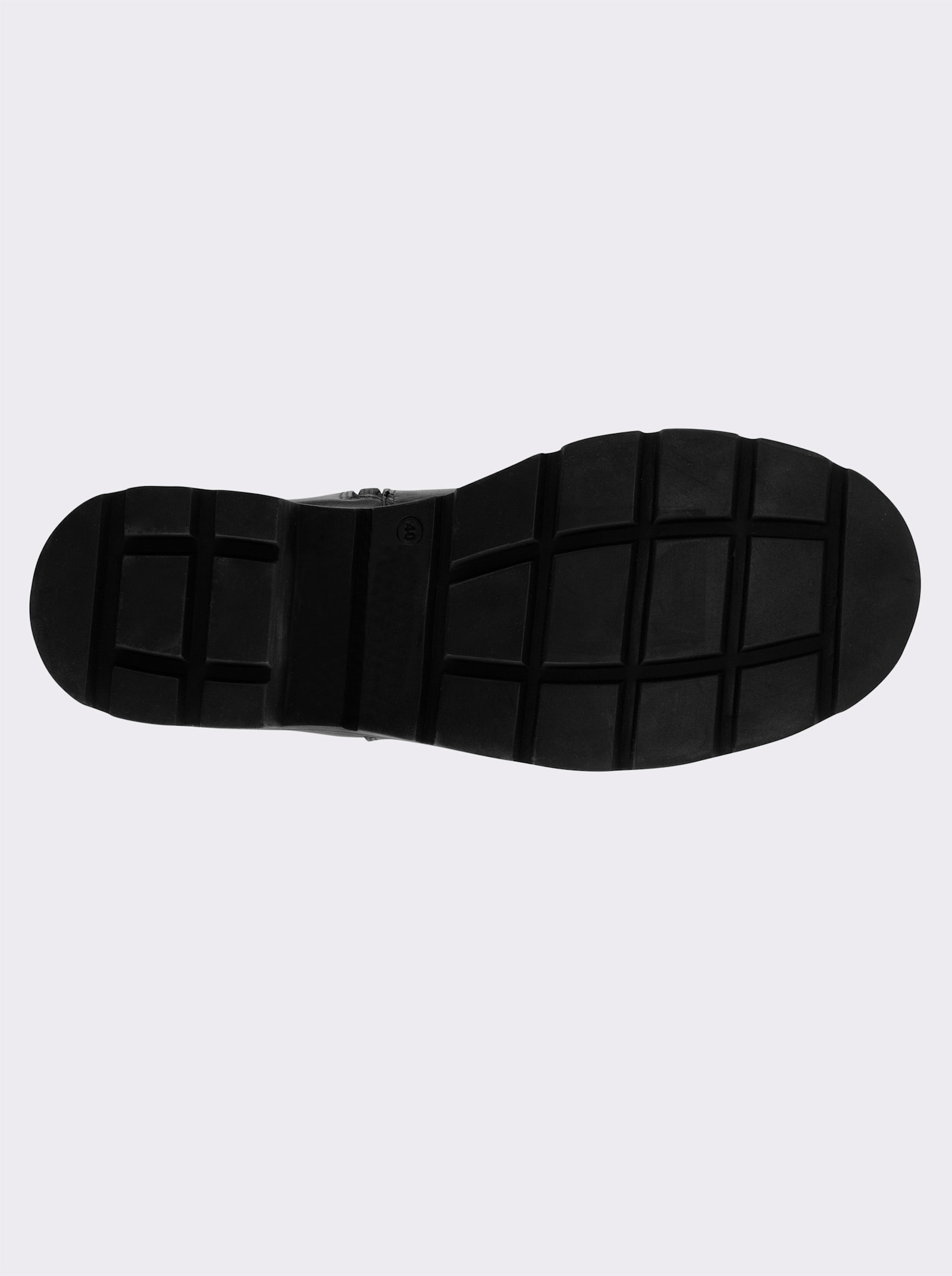 sheego Weitschaftstiefel mit verstellbarer Schnalle - schwarz