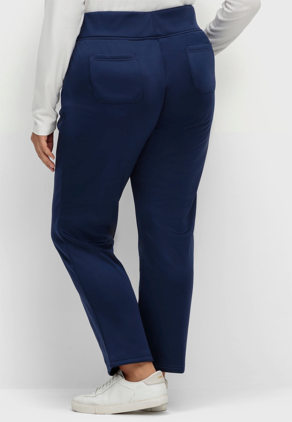 Schlupfhose mit wärmender Fleece-Innenseite - marine