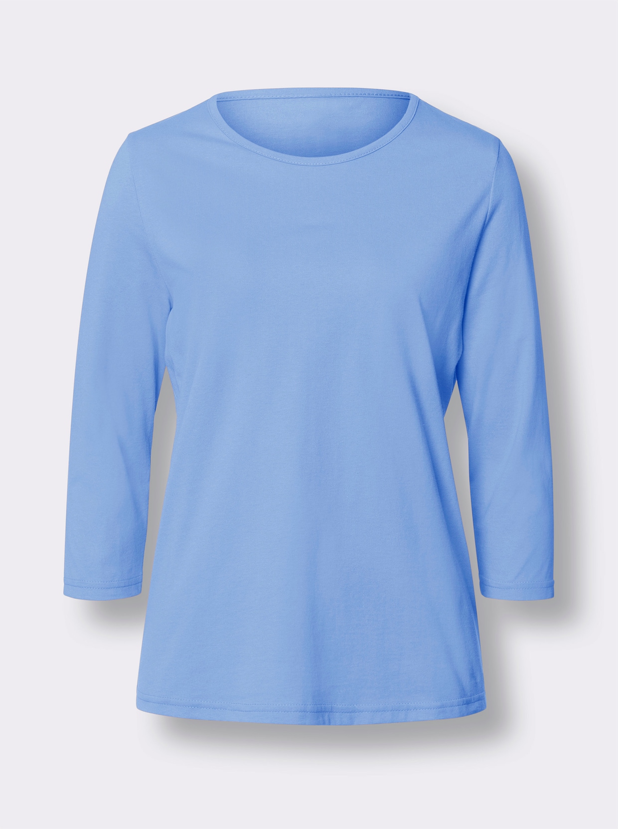 3/4-Arm-Shirt - himmelblau