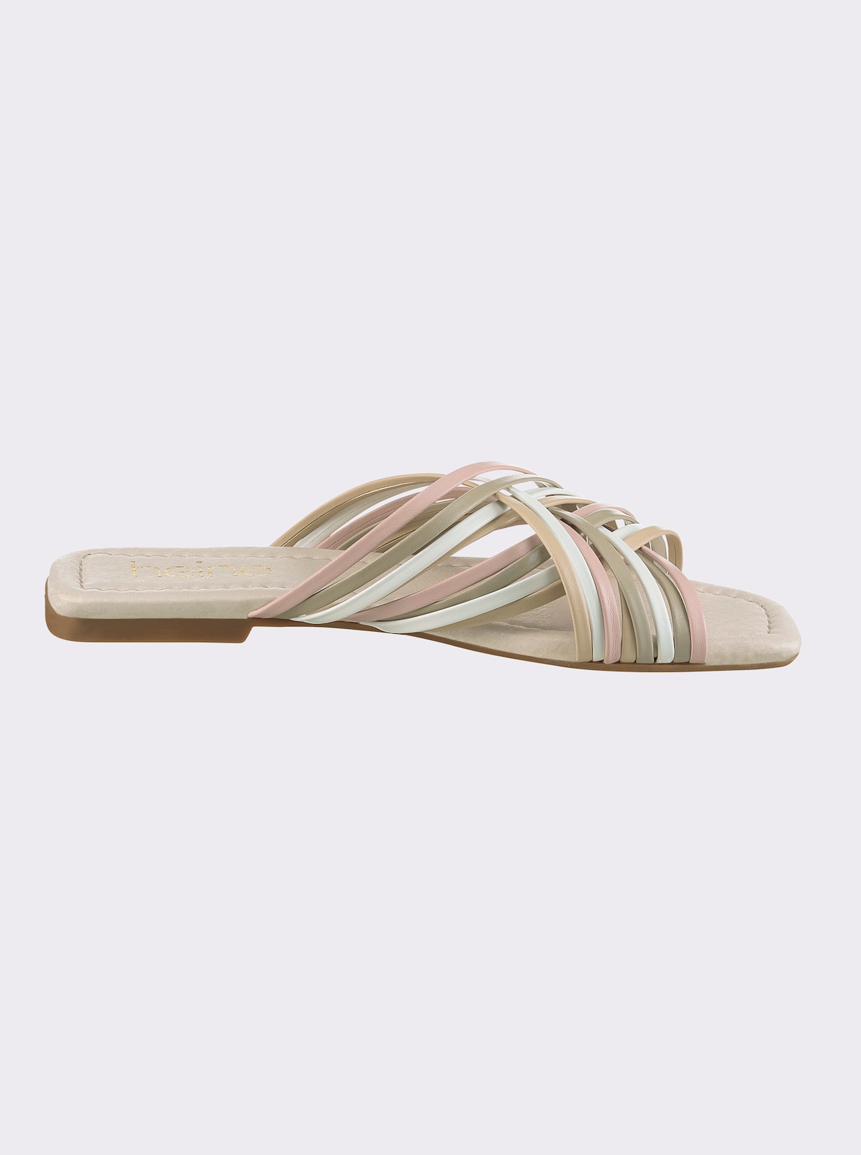 heine slippers - beige/roze