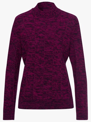 Pullover - beere-meliert