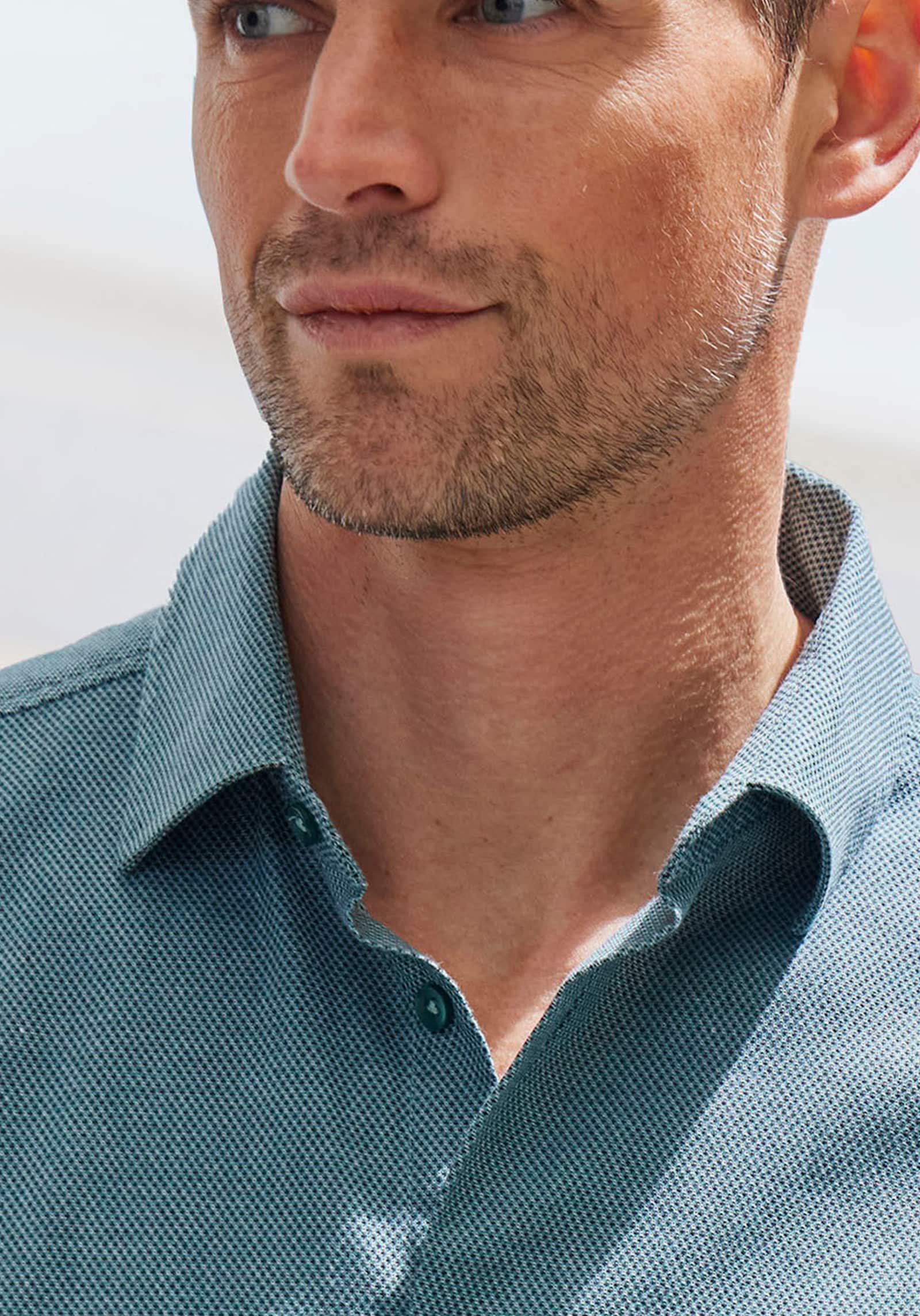 H.I.S Kurzarmhemd - grün