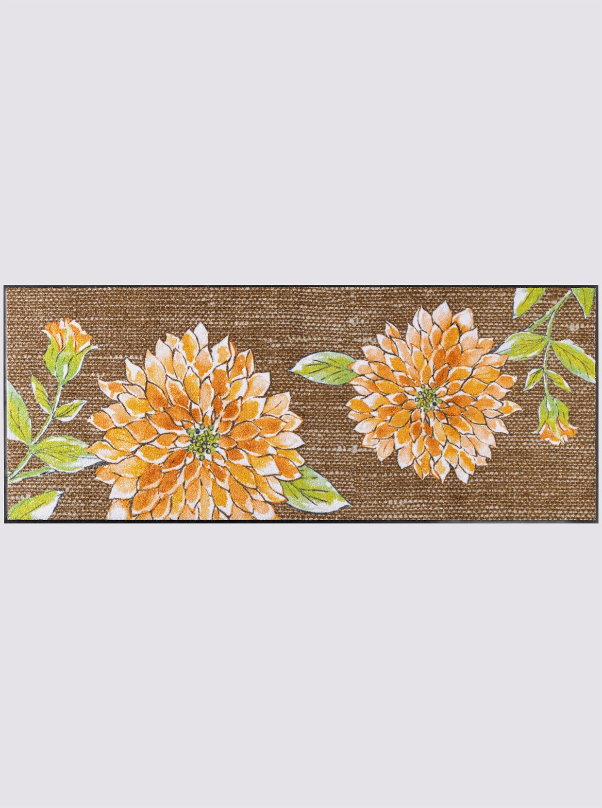 Salonloewe Fußmatte - braun-orange