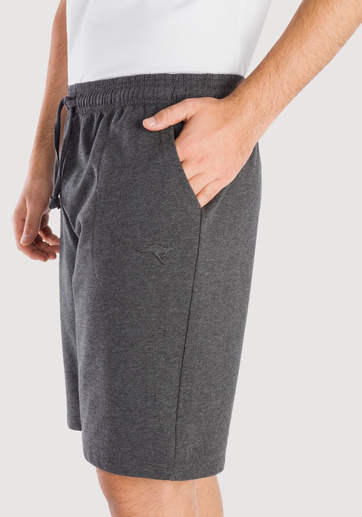 KangaROOS Sweatshort - antraciet