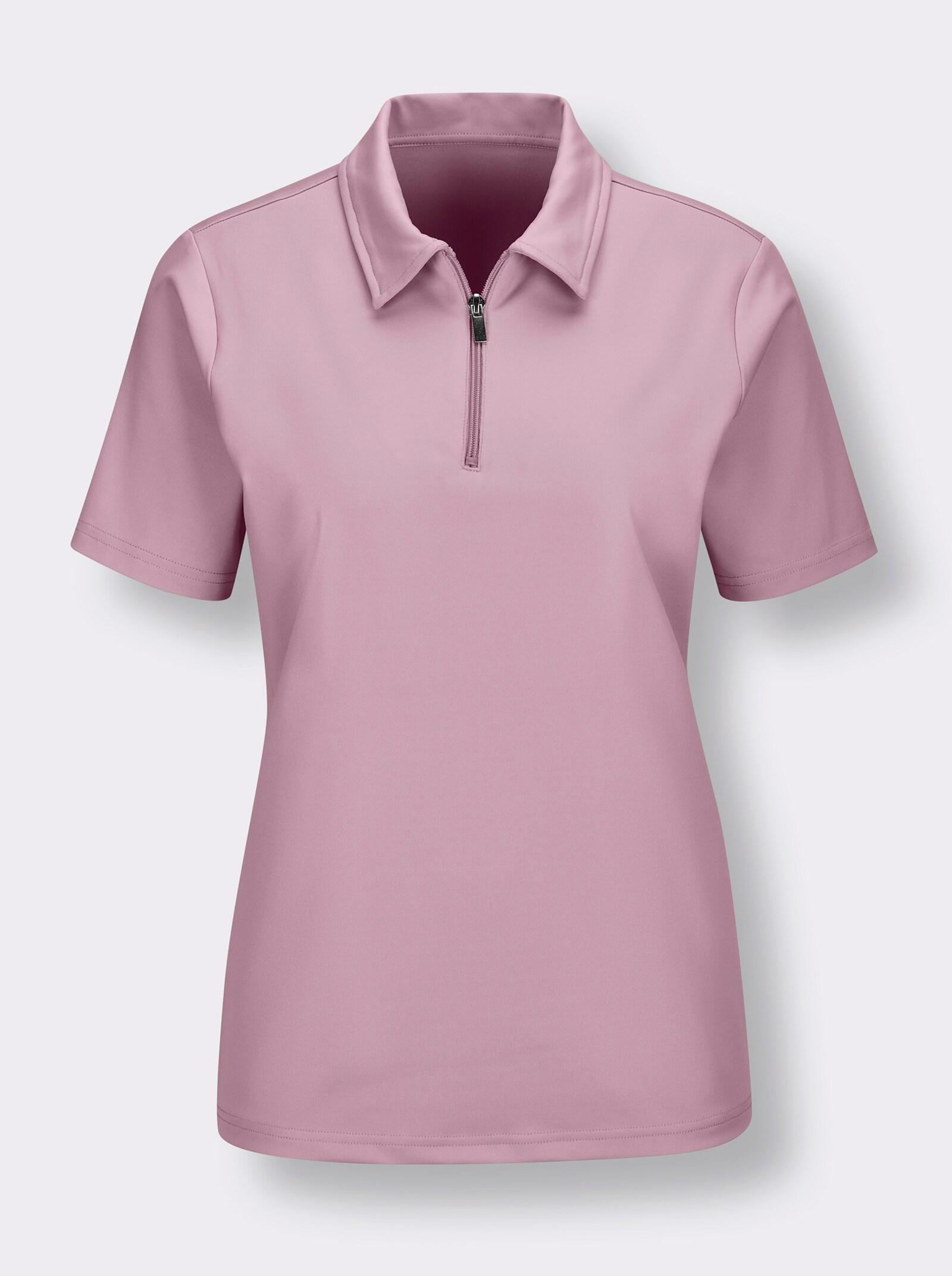Funktionsshirt mit Reißverschluss - mauve