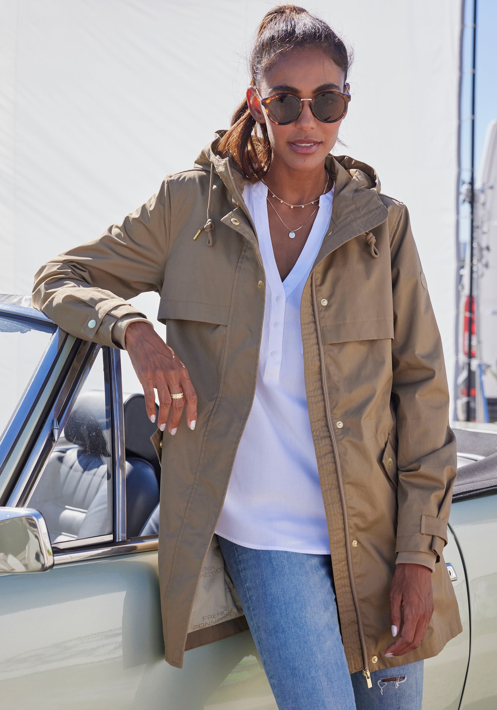 French Connection Outdoorjacke - khaki