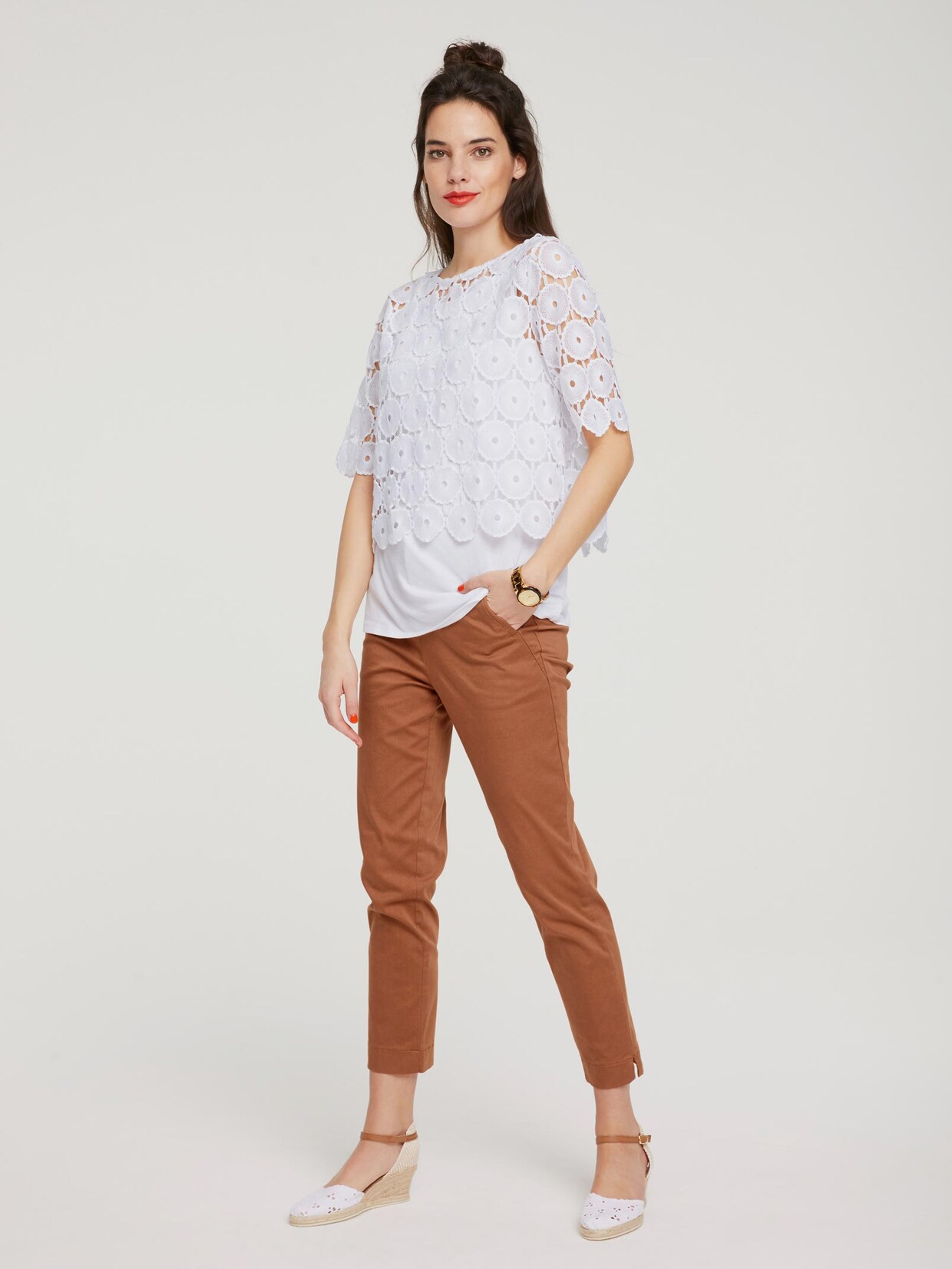 Linea Tesini Shirt - weiß