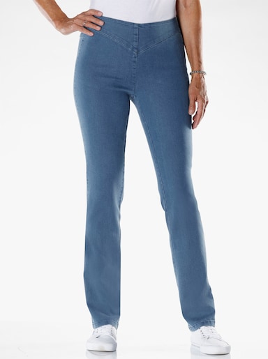 Gerade Jeans - blue-bleached